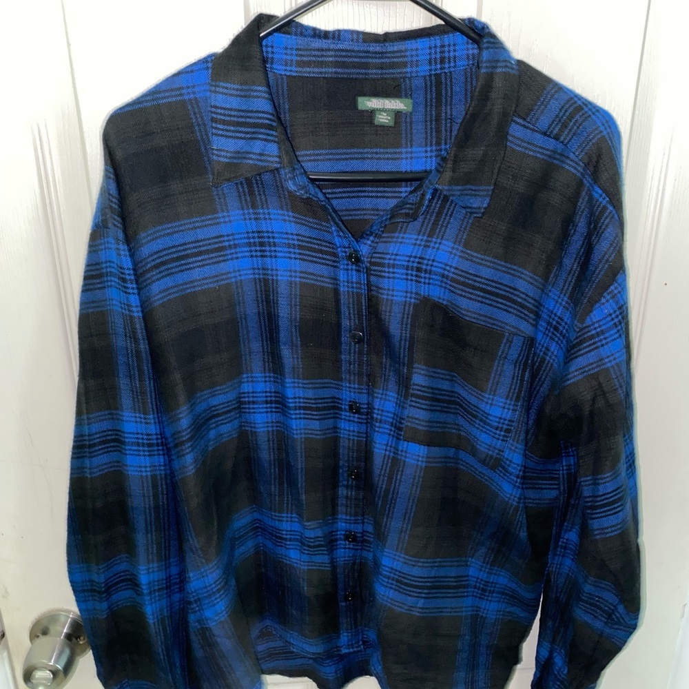 Medium Blue Flannel